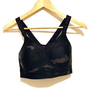 Women's UA Infinity High Printed Sports Bra - Camo Print - Size Medium